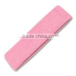 Custom embroidered elastic sport sweatband headband