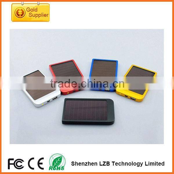 full capacity power solar rechargeable battery,portable design solar recharger