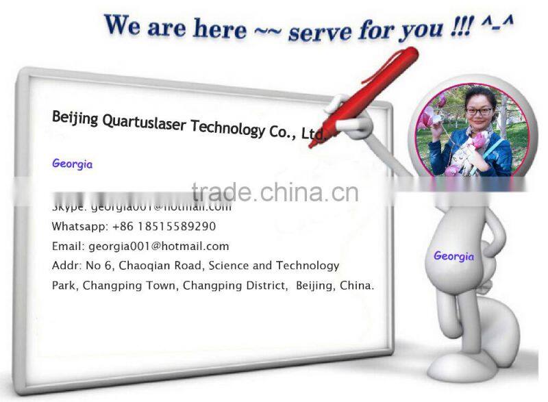 permanent laser tattoo/pigmentation corrector acne removal machine Q switch nd yag laser