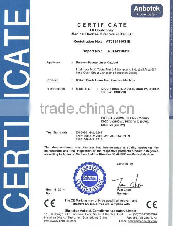 808nm diode laser non channel diode laser