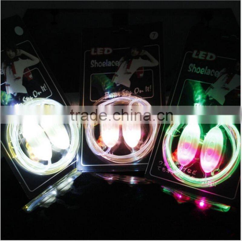 Multi-color Unisex Women Men Silicone Elastic Lighting Shoe Laces Running Walking Sneakers Shoelaces