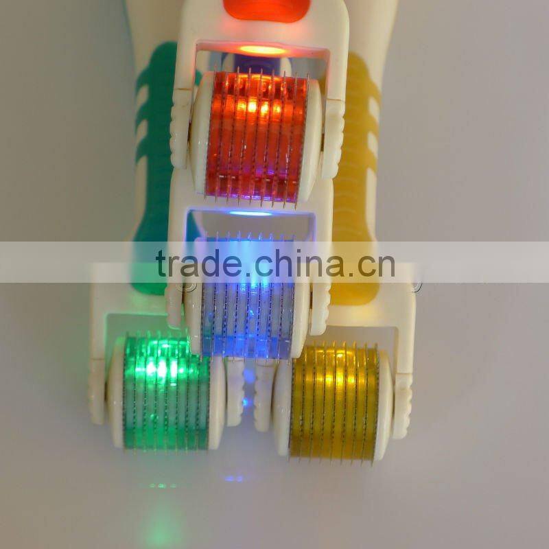 led PDT photon skin therapy derma roller