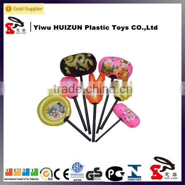 PVC Inflatable hammer with bird in orange