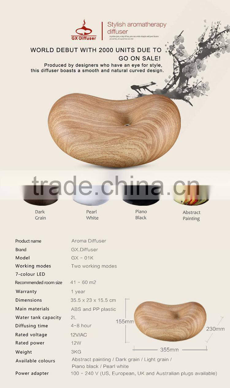 2015 aroma diffuser portable electric ultrasonic cool & warm mist humidifier