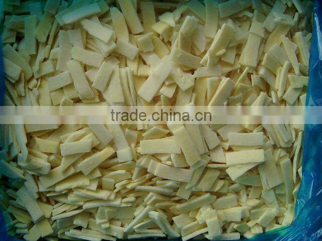 Delicious IQF bamboo shoots sliced, strips, julienne