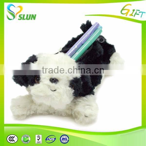 Factory direct sale lovely hot selling plush animal pencil case toys