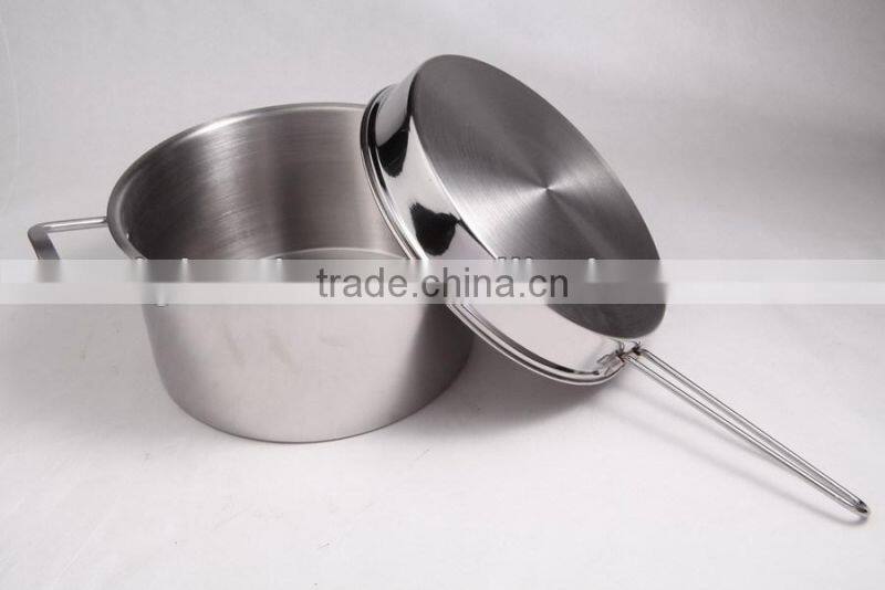 Stainless steel steam pot with double layer