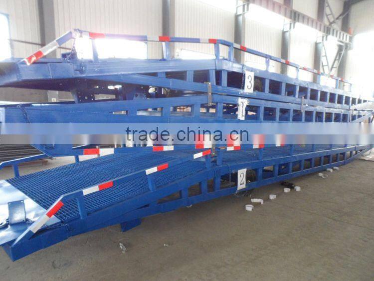 10t mobile hydraulic container load ramp for forklift