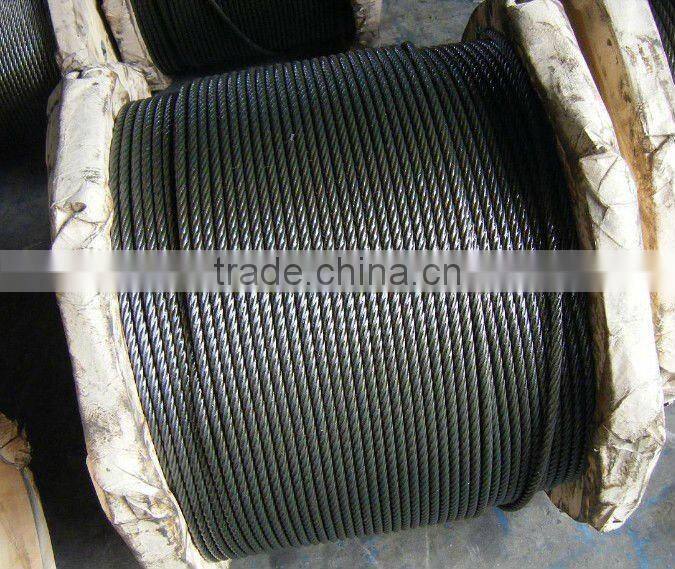6x12+7FC steel wire rope