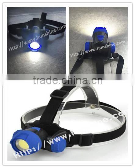 2016 new 3W COB Camping hiking fishing Headlamp rotatable head lamp HL1267