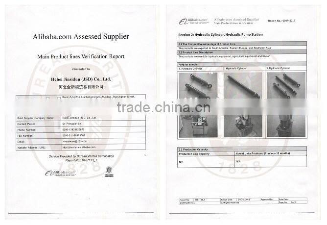 JSD forklift double action hydraulic tensioner ram