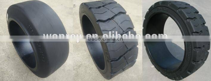 high quality smooth pattern press on solid tyres 15x5x11 1/4 16x7x10 1/2 18x7x12 1/8 for sale