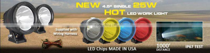 Factory Supplier 25w led work light for tractors and Mining Truck