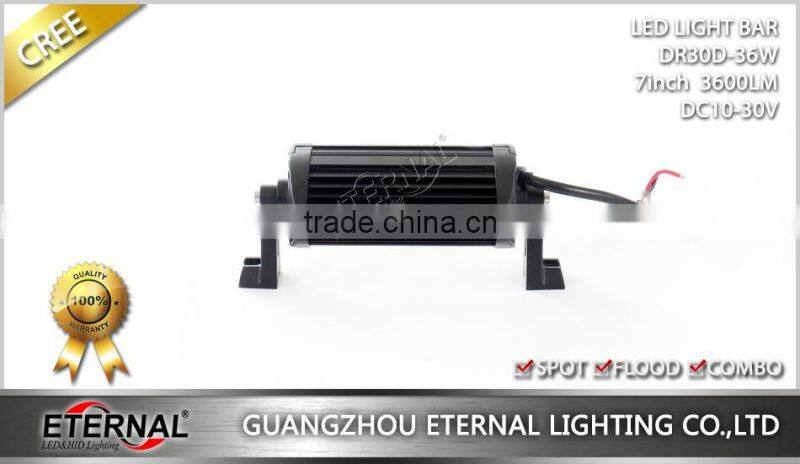 36W off road wrangler bumper spotlight truck trailer tractor harvester high power driving super spot 4D headlight