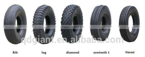 6PR Pneumatic rubber tire 4.00-8 1350g