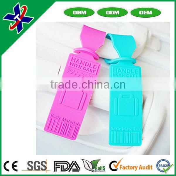 Soft PVC Airplane Luggage Tag