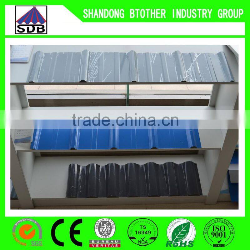 PPGI Prepainted corrugated steel sheet Prepainted metal roofing / Color corrugated steel sheet /Construction design light steel