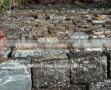 Horizontal scrap car shredding machine