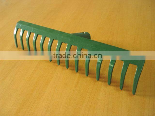 STEEL HAND RAKE garden tools 14 teeth