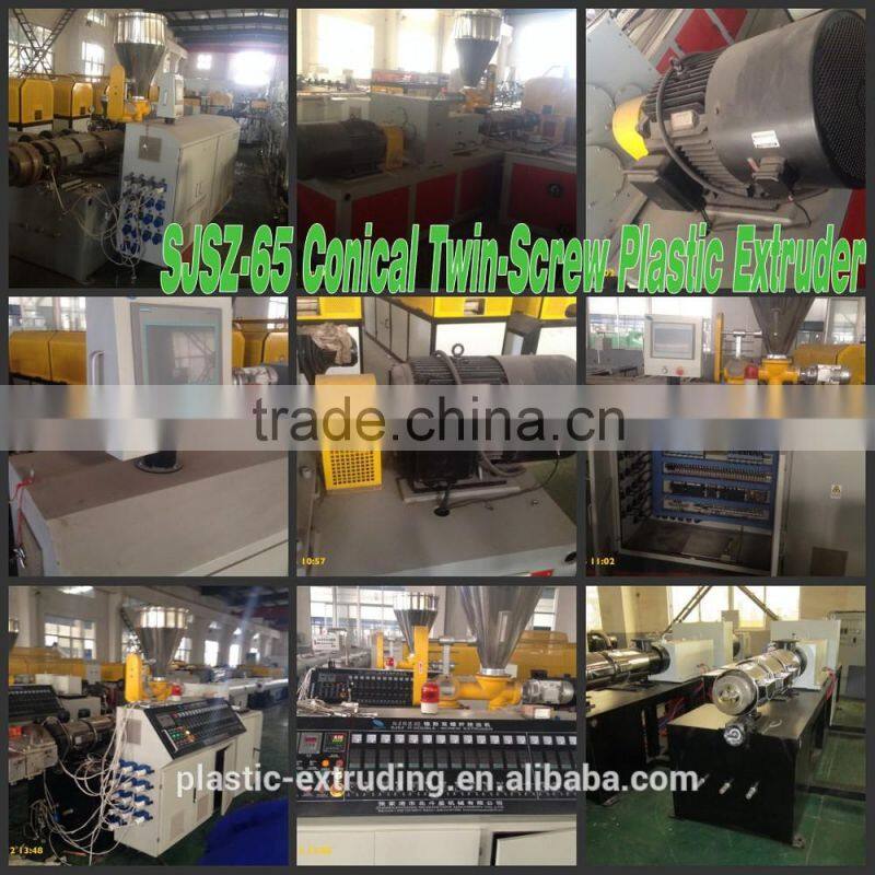 Horse Rider SJSZ Series High Quality Conical Twin-screw Plastic Extruder