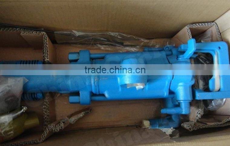 Air leg rock drilling machine YT23D