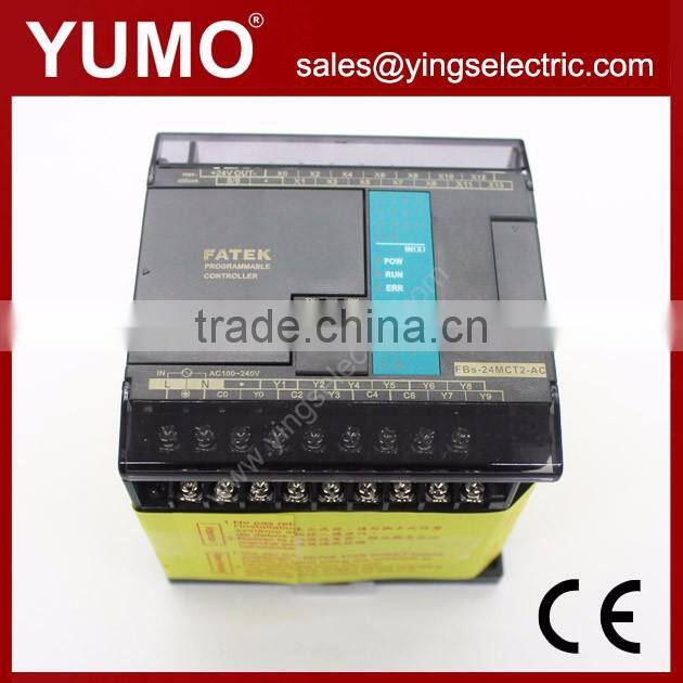 FATEK FBs-24MCT2-AC 24points high function NPN transistor outpt AC220V CPU type PLC