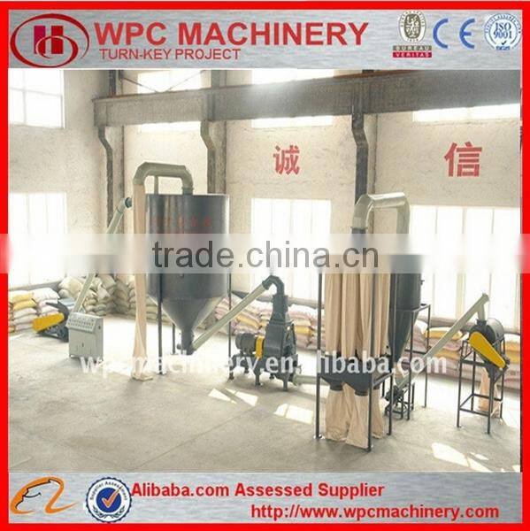 wood milling machine for rice straw, wheat husk, saw dust/ wpc machine