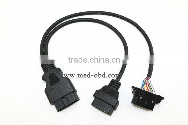 OBD2 Y Cable Adapter for HondaUniversal Snap In OBDII