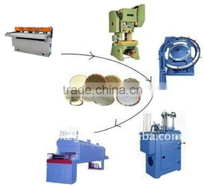 GT2C3 52-99mm Food Can Lid Making Machine/Lining Compound Machinery