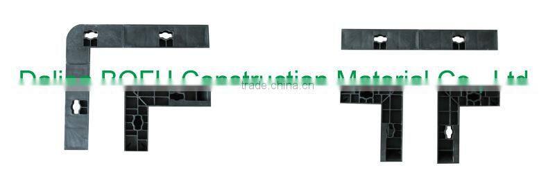 Chinese plastic modular formwork system for column and slab construction and building