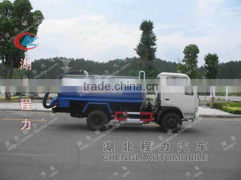 4000L 4x2 LHD/RHD Small mini Fecaling/Fecal Suction Truck