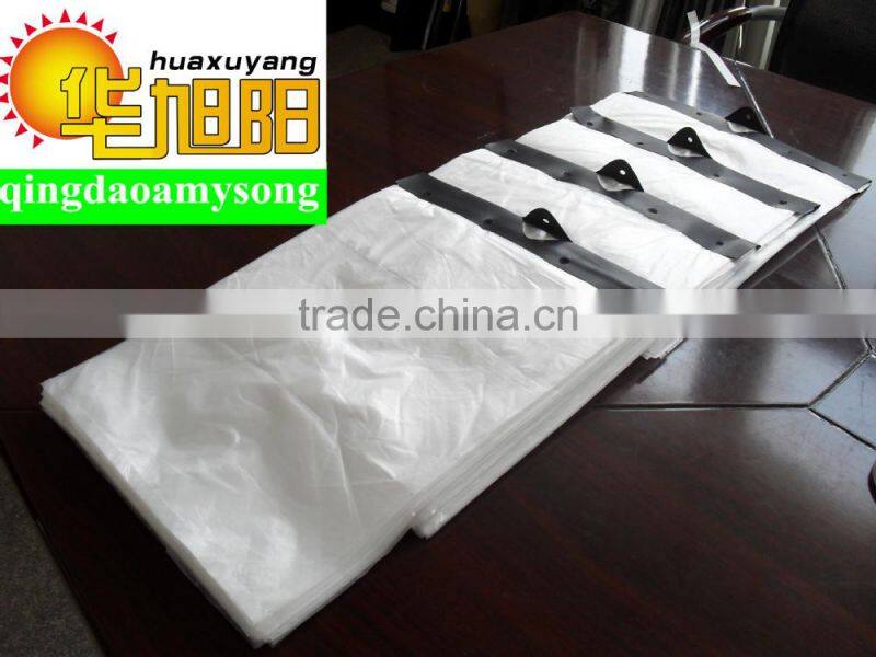 HDPE clear plastic food packaging bag dispenser for supermarket