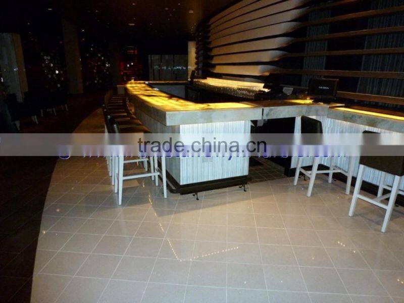 RESONABLE BACKLIT ONYX COUNTERTOPS FOR BAR RECEPTIONS