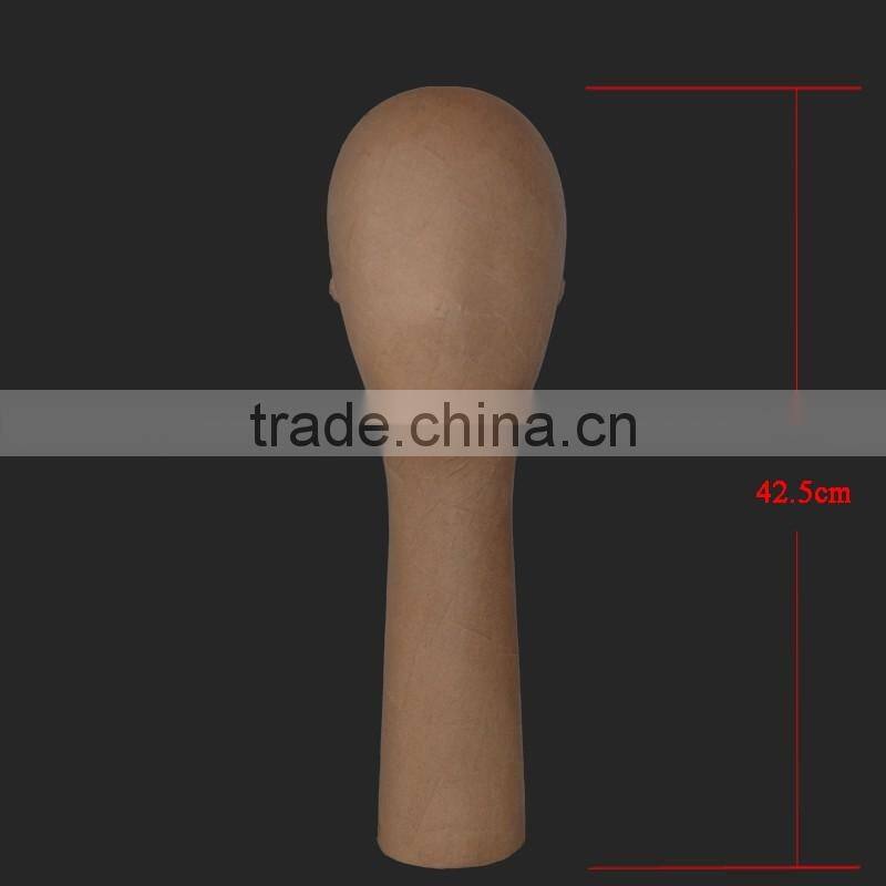 hot sale wooden lifelike mannequin head for hat display