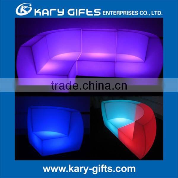 Factory supply attractive price corner sofa set led furniture sofa