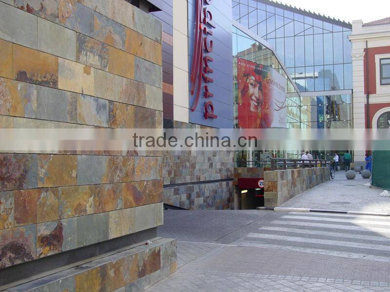 Slate outdoor steps covering