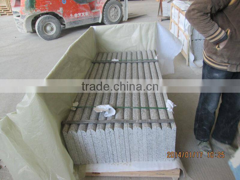 China Bianco sardo G640 granite stairs