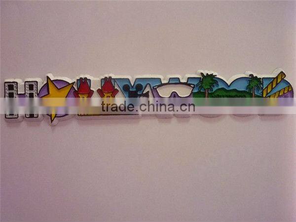 PVC promotional cities fridge magnet