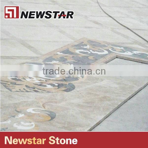 Newstar Marble Medallion Pattern Floor Tile Design Waterjet Mosaic