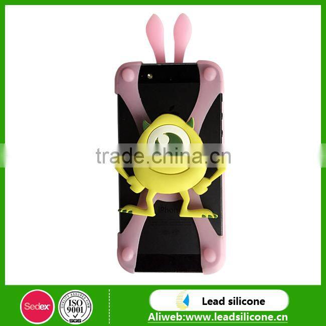 3D Cartoon Cute Silicone Mobile Phone Case/Silicone Phone Cover