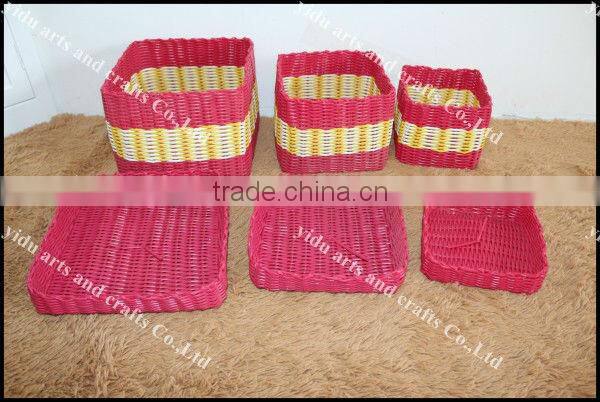 wicker basket woven storage basket for home