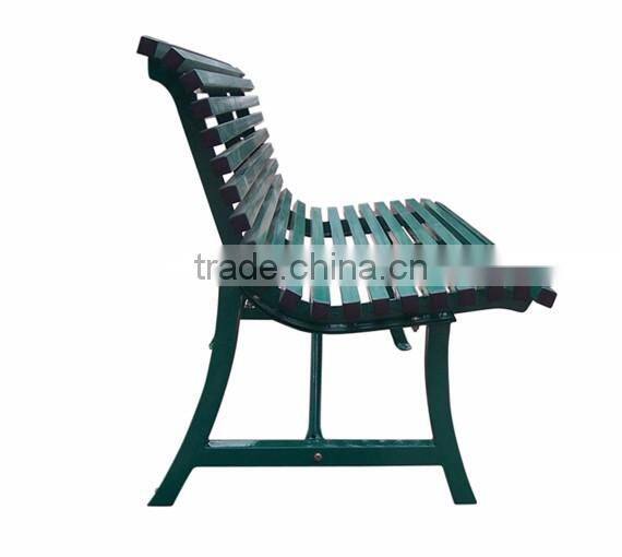 square tube outdoor metal bench