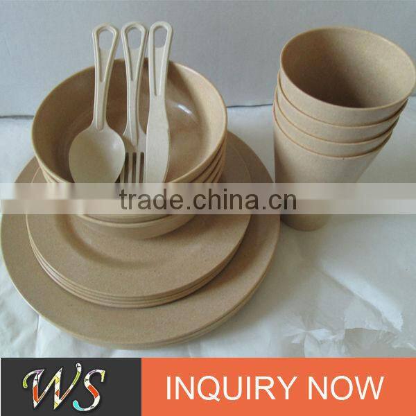 Eco-friendly Bamboo Fiber Contemporary Tableware
