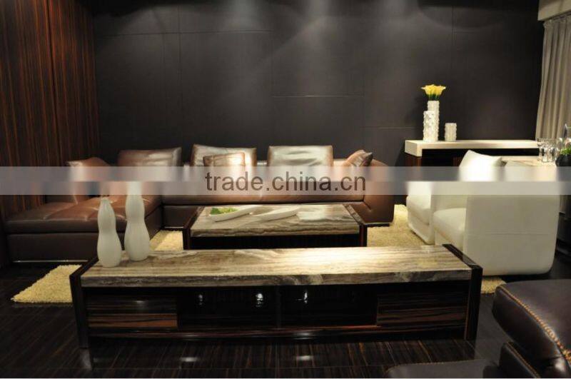 Genuine leather L shape sofa,Pure Leather Sofa set