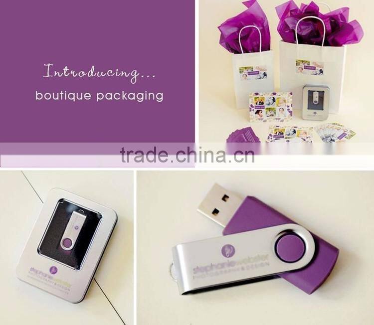 Promotional bulk Swivel 1gb USB Flash Drive with Custiomized Logo