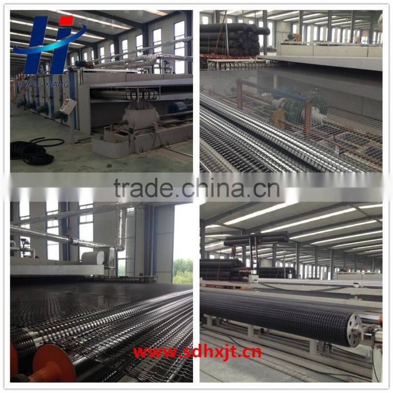 Biaxial plastic geogrid polyester geogrid