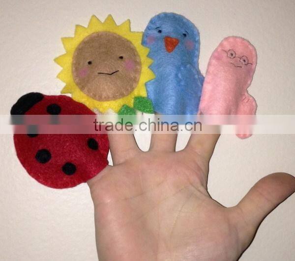 2017 best selling new product decorative custom handmade fabric fashion innovative hand puppets for sale wholesale