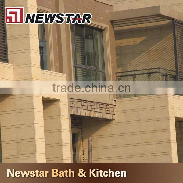China hot sales top yellow sandstone wall
