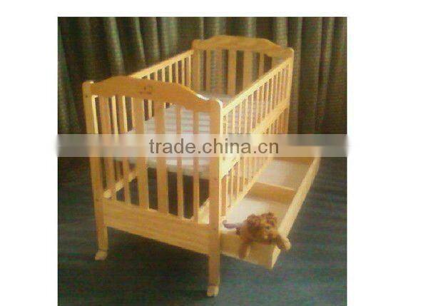 wood slat bed