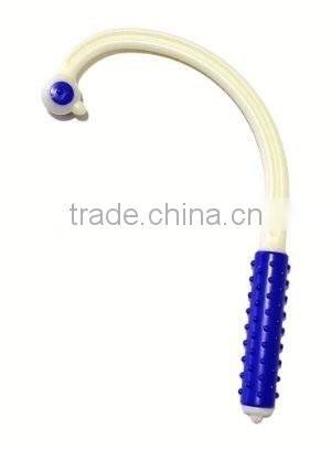 High Quality hand operate back massager plastic head massager portable health massager